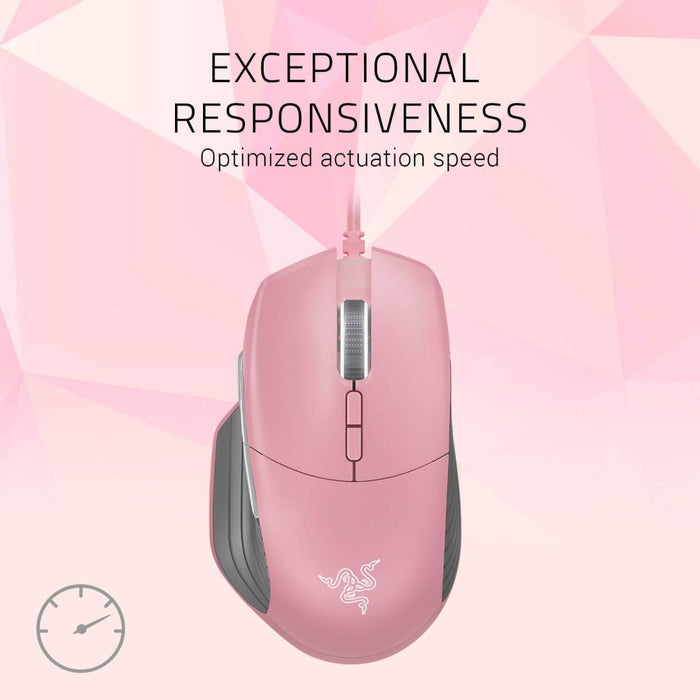 Razer - Basilisk Gaming Mouse - Quartz Pink