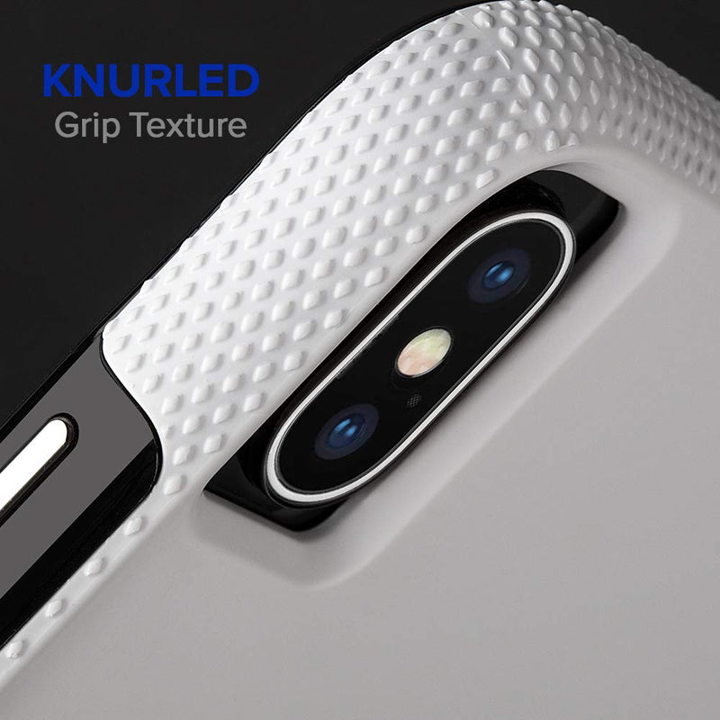 Case-Mate - iPhone XS MAX Tough Grip - White/Black