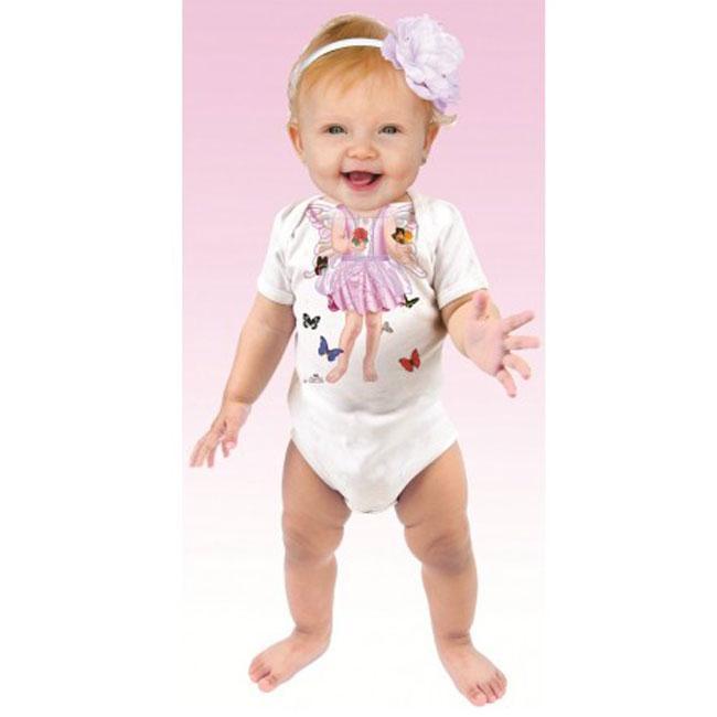 Just Add A Kid - Romper One-Piece Butterfly Fairy - up to 12 Months