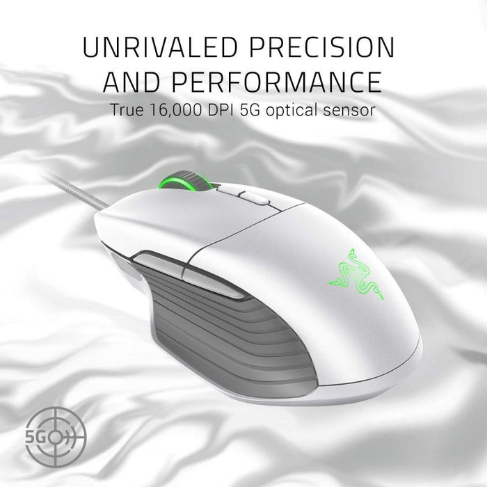 Razer - Basilisk Gaming Mouse - Mercury White