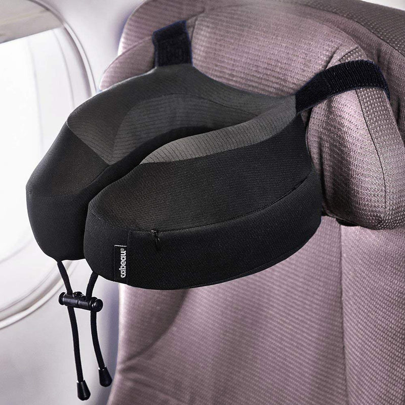 Cabeau - Evolution S3 Neck Pillow, Memory Foam for Travel, Home, Office, Neck Pain, Gaming - Steel