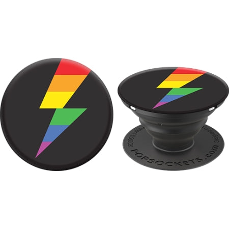 PopSockets - Phone Grip Single - Rainbow Thunder Gloss