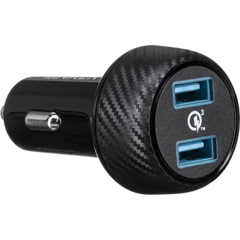 Anker - PowerDrive Speed 2 Ports Quick Charge 3.0 39W Dual USB Car Charger - Black