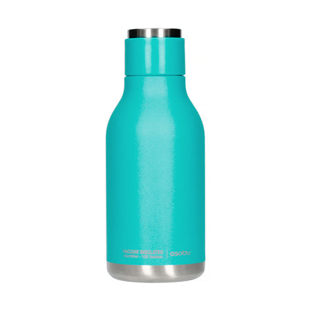 Asobu - Urban Insulated And Double Walled 16 Ounce 24Hrs Cool Stainless Steel Bottle - Turquoise