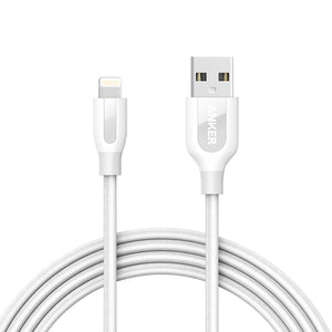 Anker - Powerline+ with Lightning Cable 1m - White