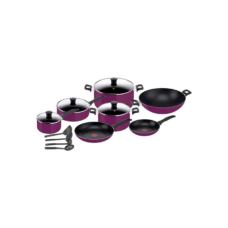 Tefal, Simply Cook 15Pcs Set Purple B093Se86