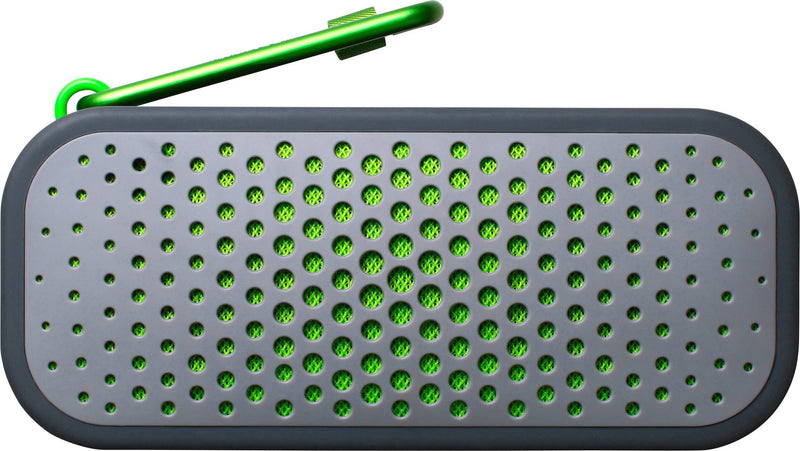 Boompods - Blockblaster 36W Bluetooth Speaker fully Waterproof/Shockproof - Grey/Green