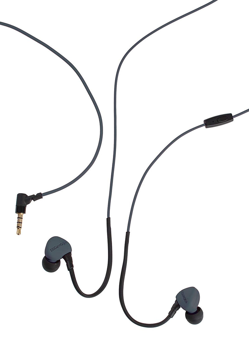 Boompods - Sportpods Race Wired Earphones Sweatproof - Black