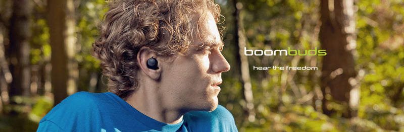 Boompods   - Boombuds True Wireless Earbuds - Black / Green