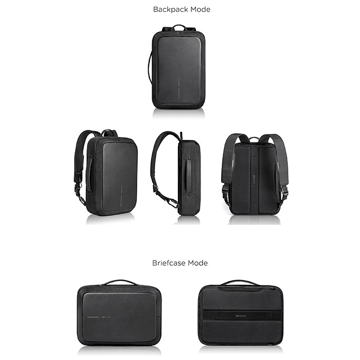 XD-Design Bobby Bizz 2.0 Anti-Theft Backpack & Briefcase - Black