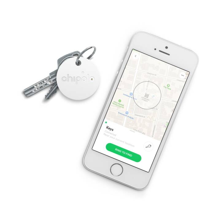 Chipolo ONE Bluetooth Key & Phone Finder, White