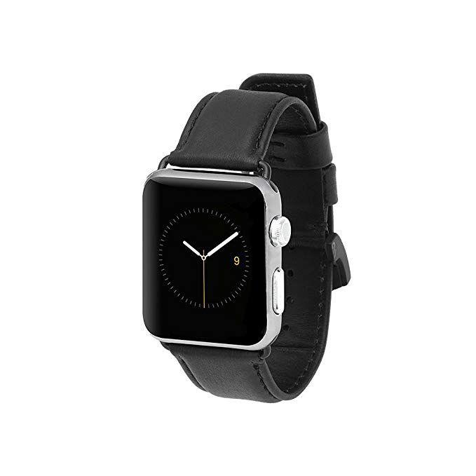 Case-Mate - Apple Watch Band Leather 42-44mm - Black