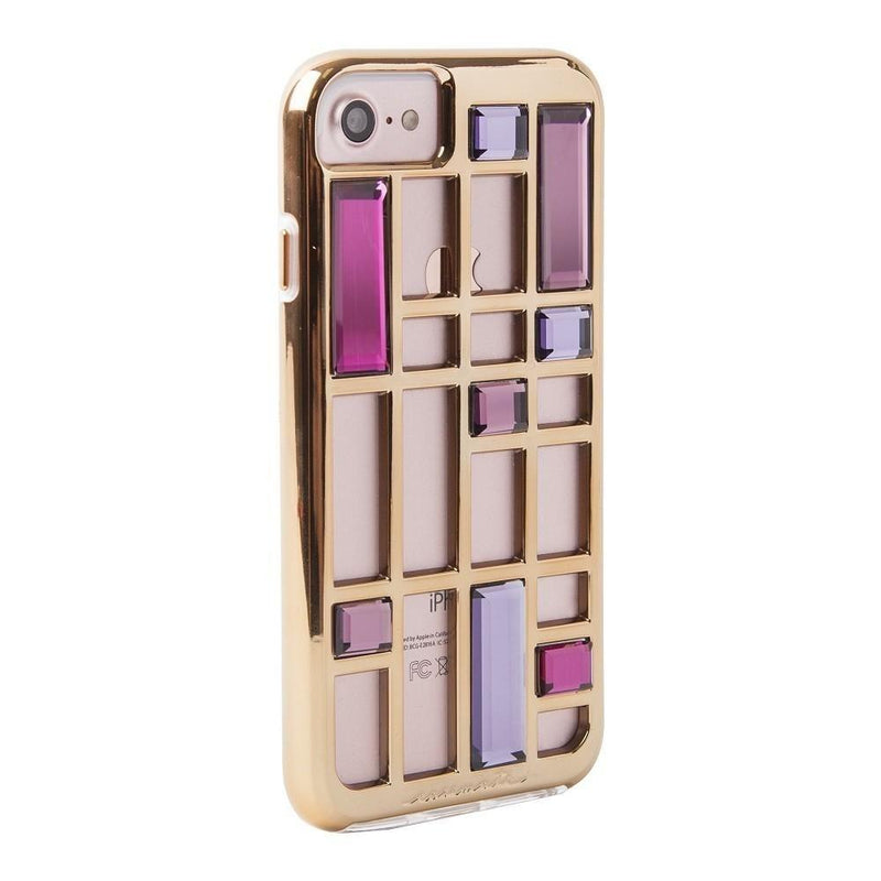 Case-Mate - iPhone 8/7 Caged Crystal - Rose Gold