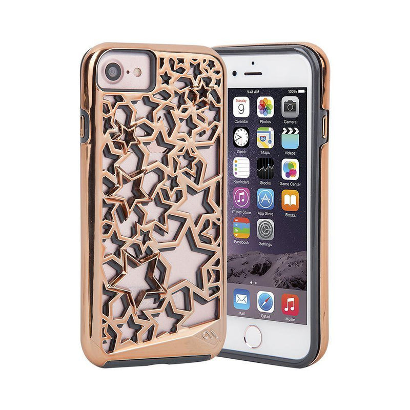 Case-Mate Tough Layers Star Case for iPhone 7, Rose Gold (2037385232441)