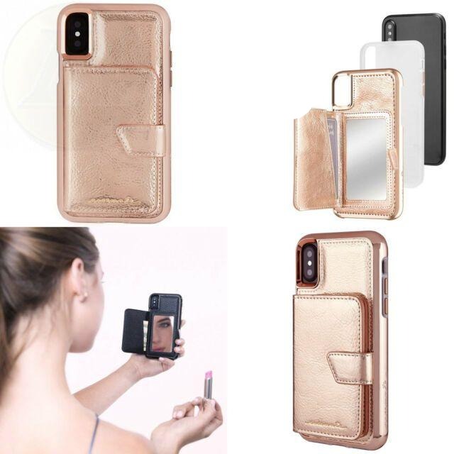 Case-Mate Compact Mirror Case for iPhone X/Xs, Rose Gold (2037388574777)
