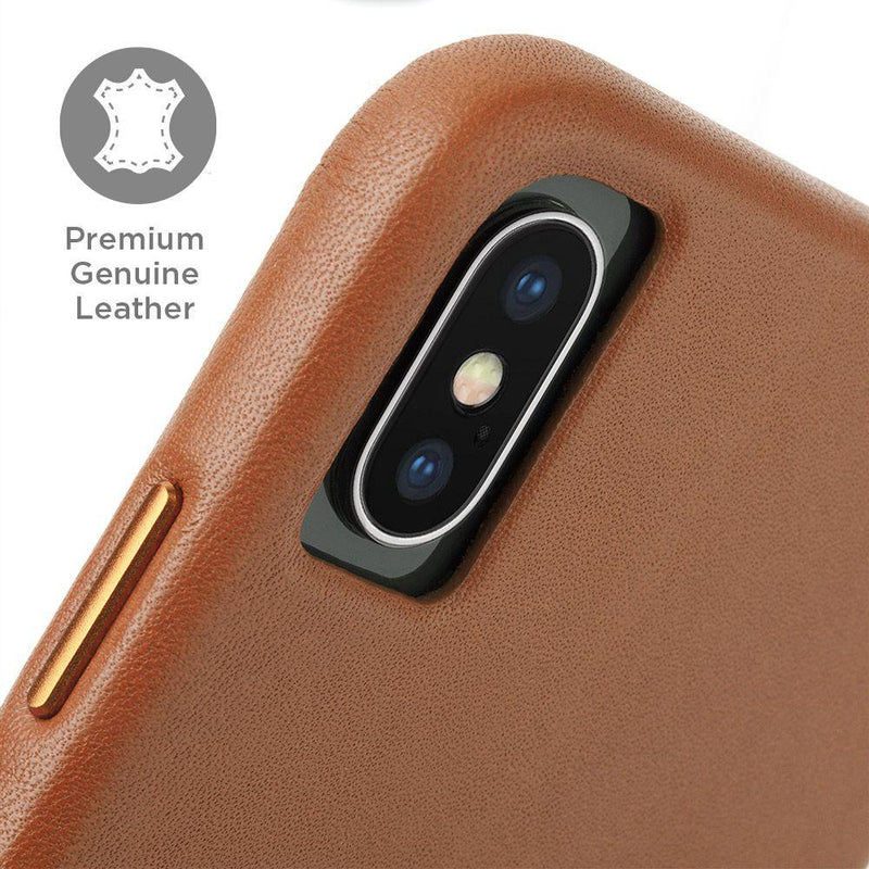 Case-Mate - iPhone X/XS Barely There Leather - Butterscotch