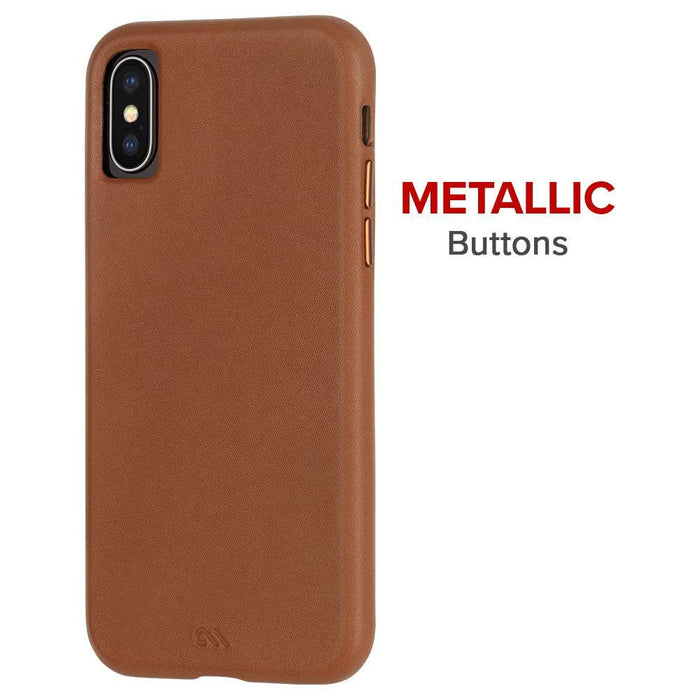 Case-Mate - iPhone X/XS Barely There Leather - Butterscotch