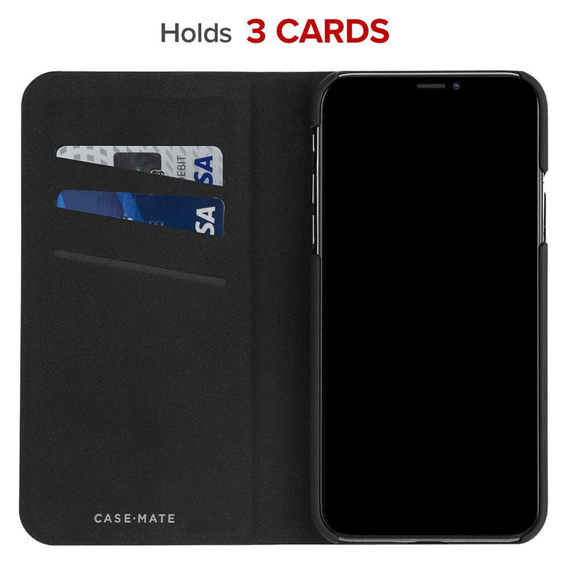 Case-Mate   - iPhone X/XS Barely There Folio - Black
