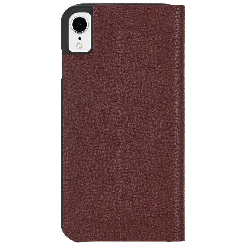 Case-Mate - iPhone XR Barely There Folio - Brown