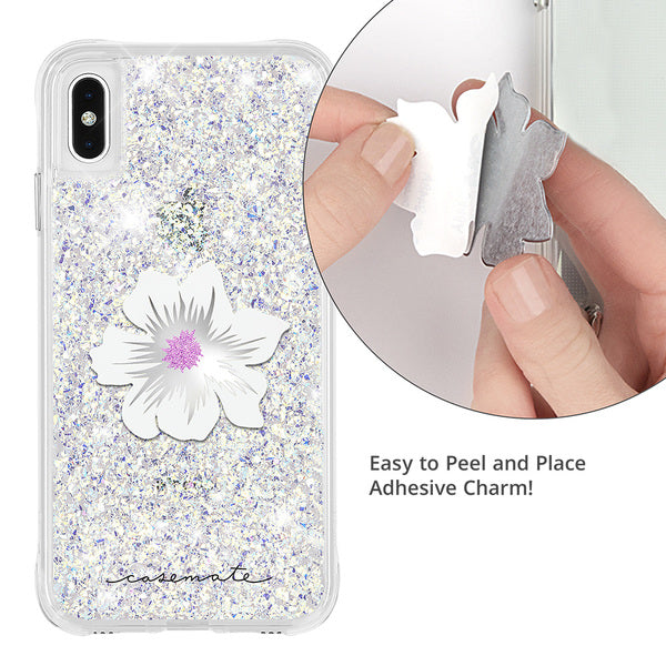 Case-Mate - Car Charms Magnetic Vent Mount Kit - White Flower