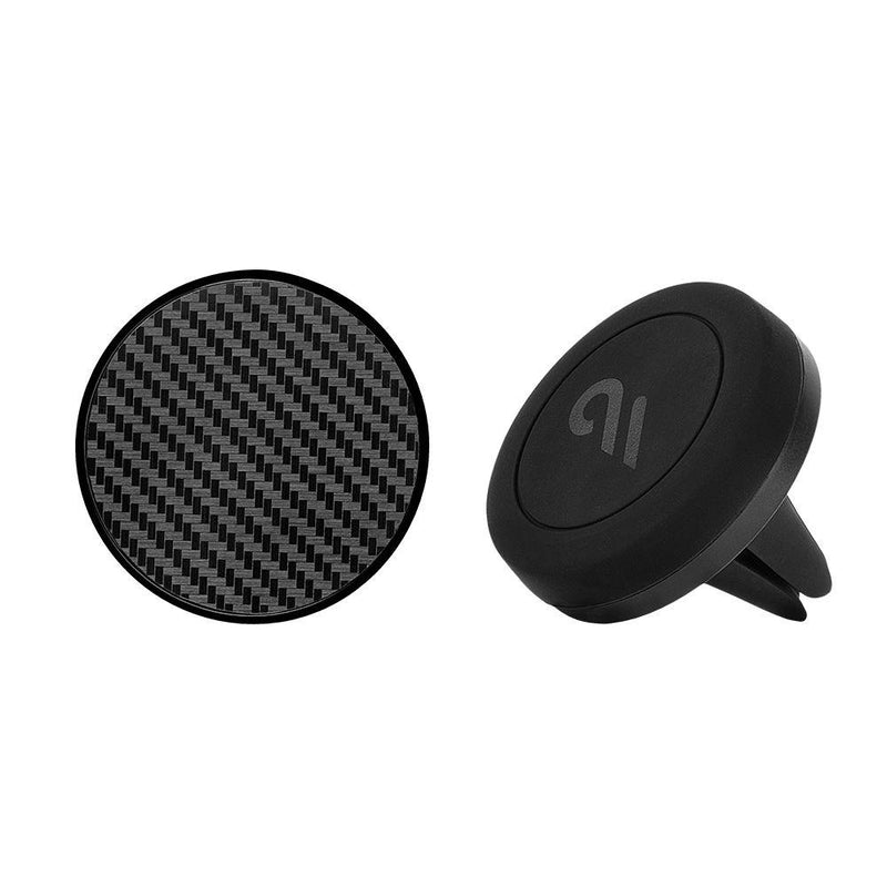 Case-Mate - Car Charms Magnetic Vent Mount Kit - Carbon Fiber