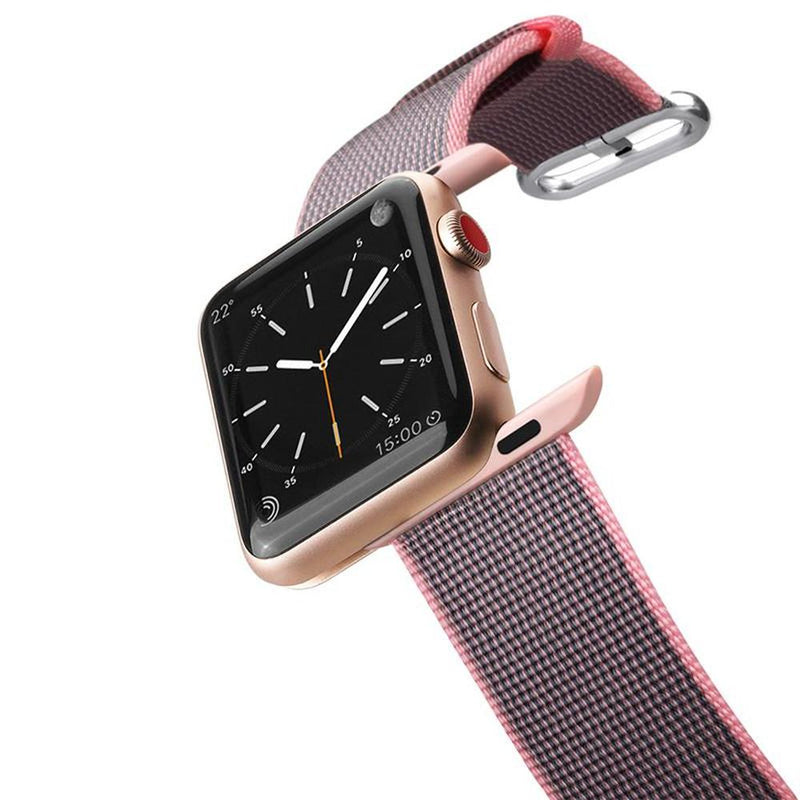 Casetify -  Apple Watch Band Nylon Fabric All Series 38 mm Pink