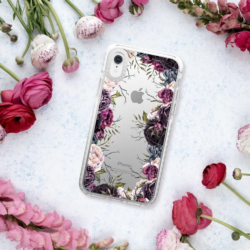Casetify - iPhone XR Impact Case - Dark Floral