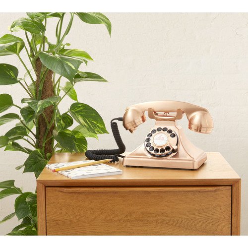GPO Retro - GPO 200 Classic Vintage Telephone with Rotary Dial - Bronze