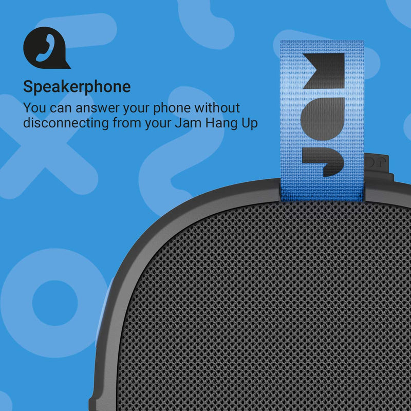 JamAudio - Hang Up Shower Waterproof Wireless Bluetooth Speaker 8 Hours Playtime - Black