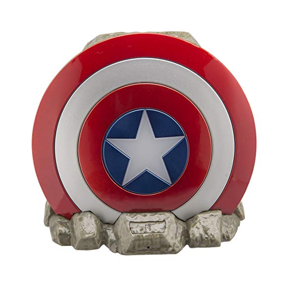 iHome KIDdesigns MARVEL Captain America Shield Bluetooth Speaker