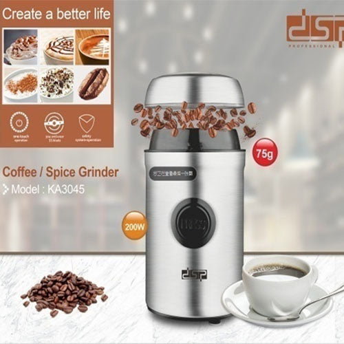 DSP, Spice & Coffee Grinder, Silver