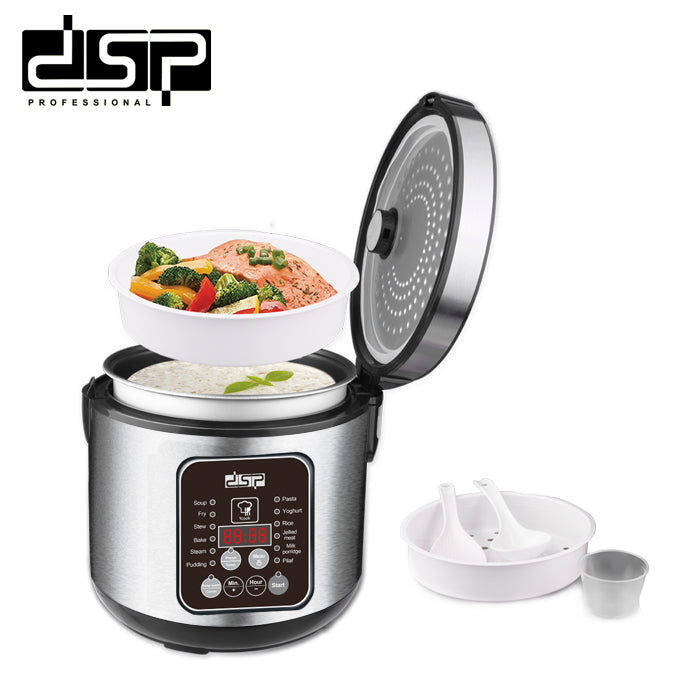 Dsp, Multi Rice Cooker 700 Watts, Stainless Steel