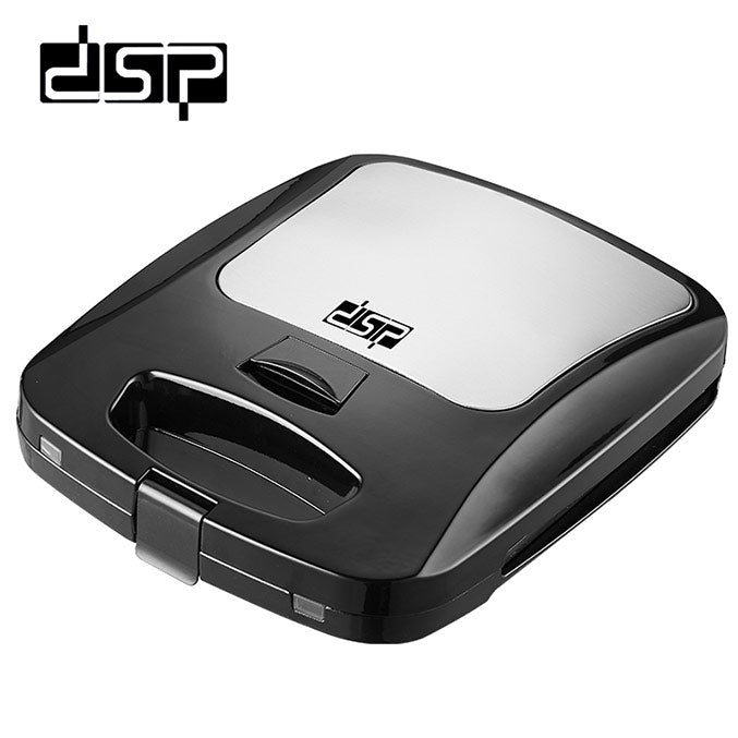 Dsp, 2 In 1 Sandwich Maker With Grill, 1200 Watts, Black And Grey