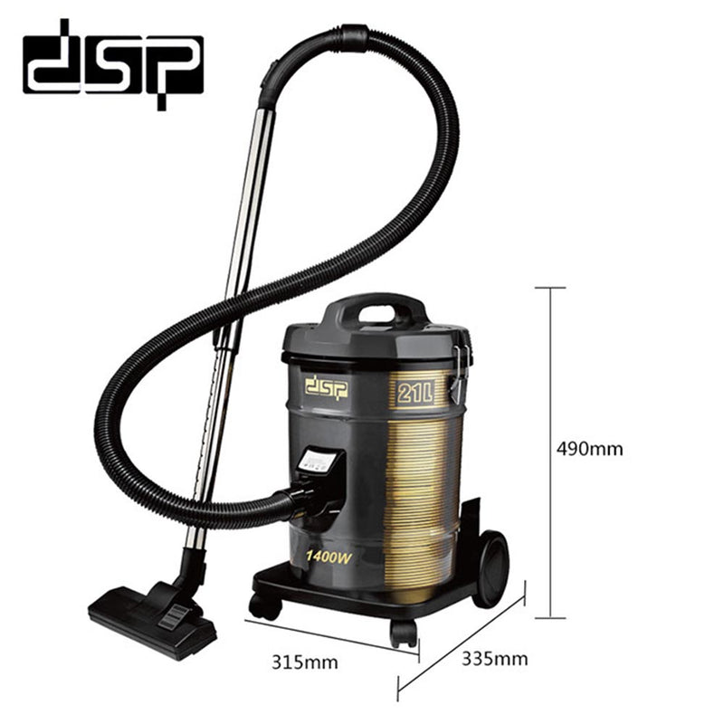 Dsp, Aspirator High Suction Industrial Vacuum Cleaner, 1400 Watts, Black