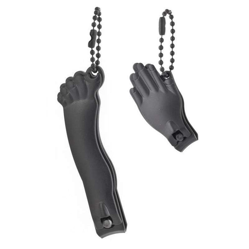 Kikkerland - Hand And Foot Nail Clipper Combo - Black