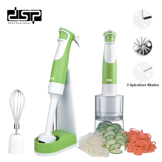 Dsp, 7 In 1 Hand Blender, 500 Watts, Green