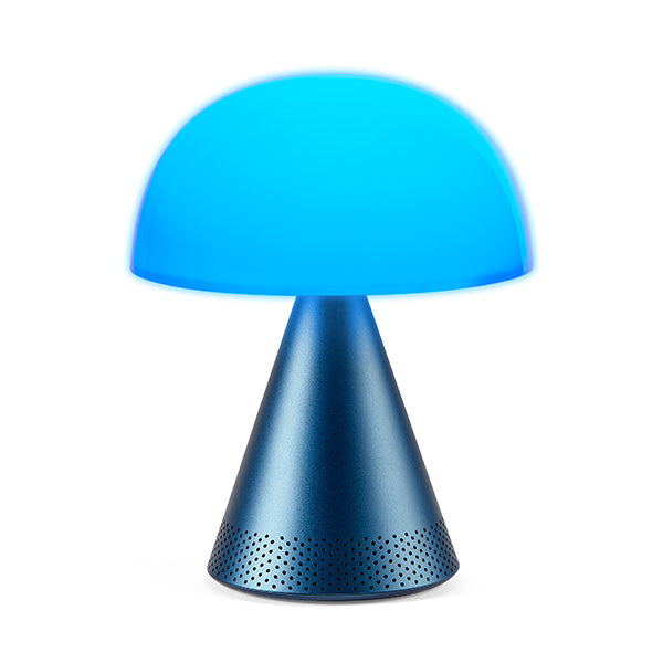Lexon - Mina L Audio Large Portable Led Lamp & 5W Bluetooth® Speaker - Dark Blue