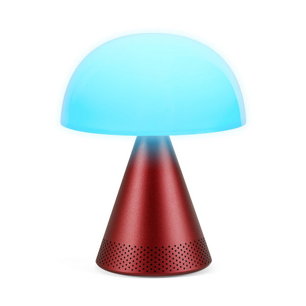 Lexon - Mina L Audio Large Portable Led Lamp & 5W Bluetooth® Speaker - Dark Red