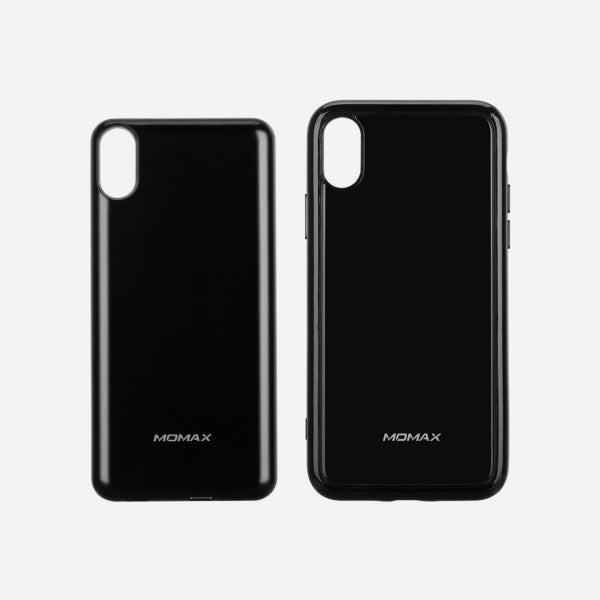 Momax - iPhone X/XS Pack 4000mAh Magnetic Wireless Battery Case - Black