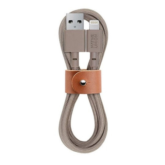 Native Union - Belt Cable Xl - 3 Meter Lightning - Taupe