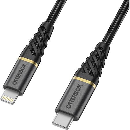 Otterbox - Premium Usb-C To Lightning Cable 2 Meters - Black