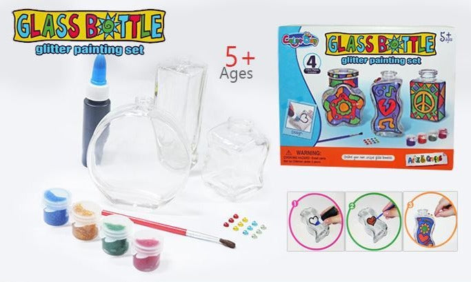 DIY   - Glass Bottle Painting Kit