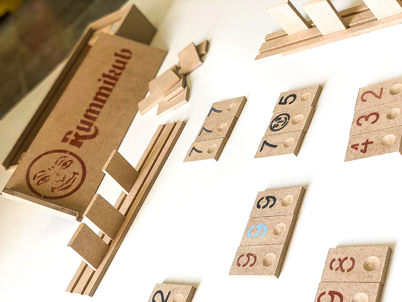 Rummikub - Hand made Wooden Game (Special Edition)