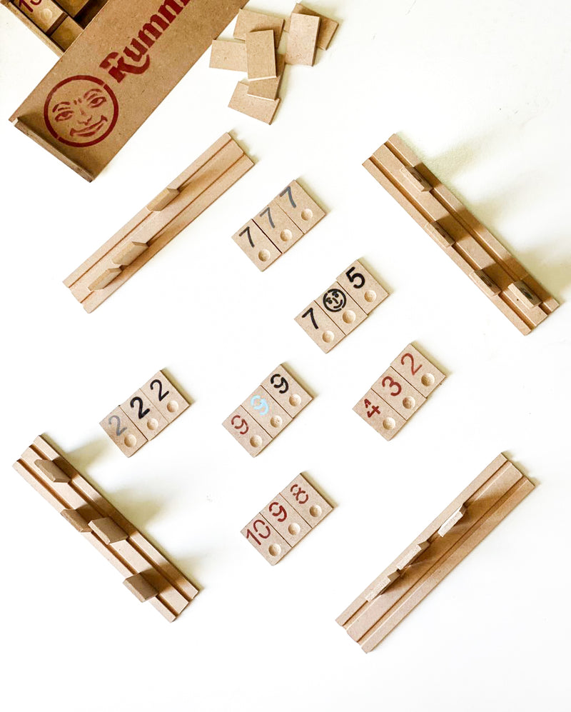 Rummikub - Hand made Wooden Game (Special Edition)