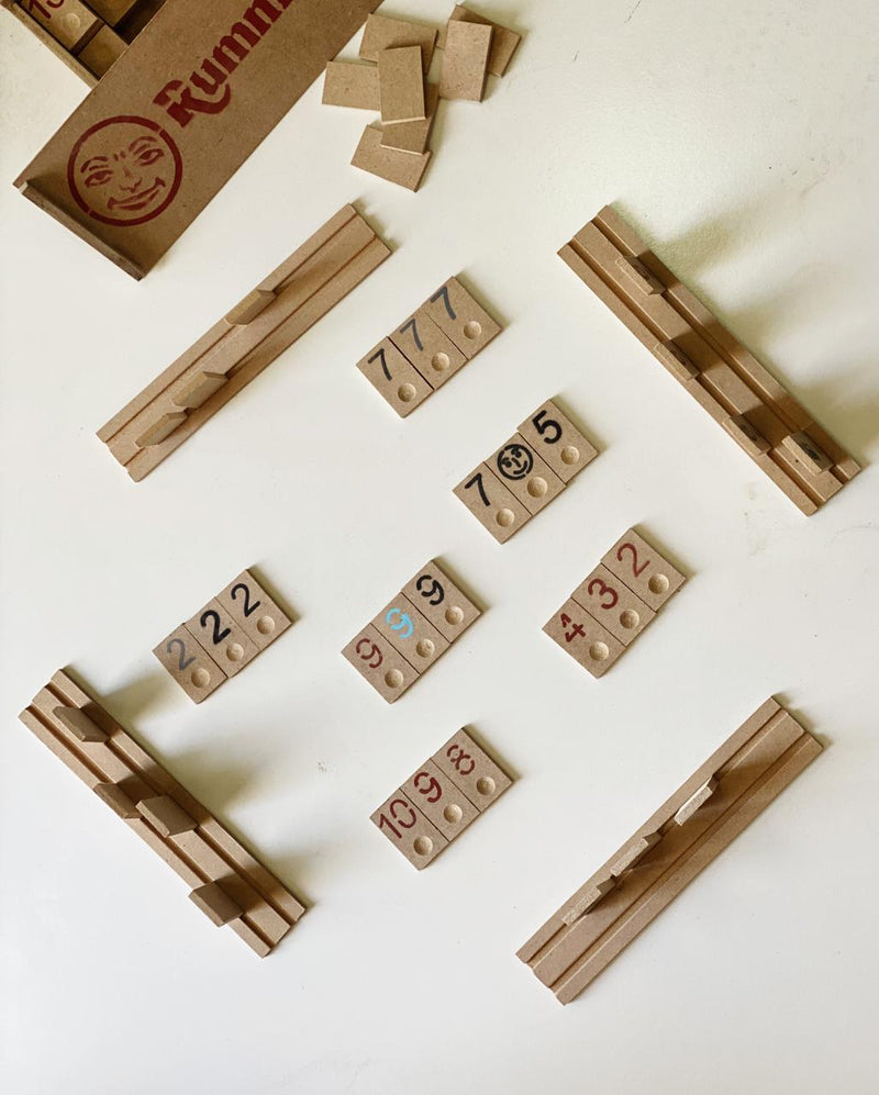 Rummikub - Hand made Wooden Game (Special Edition)