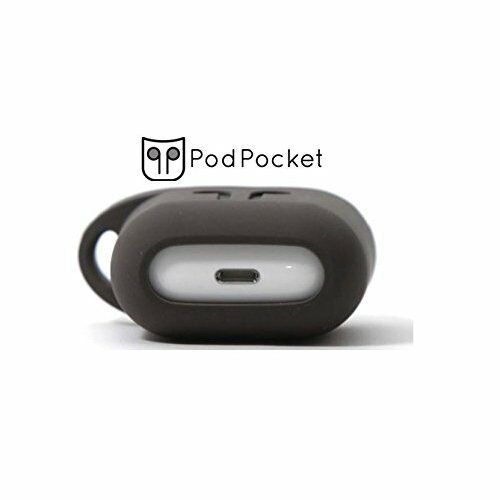 PodPocket  - Silicone Case for Apple Airpods - Cocoa Gray