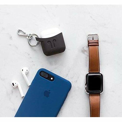 PodPocket  - Silicone Case for Apple Airpods - Cocoa Gray