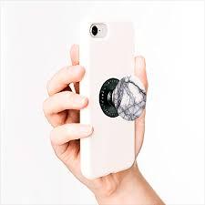 PopSockets - Phone Grip Single Marble - White