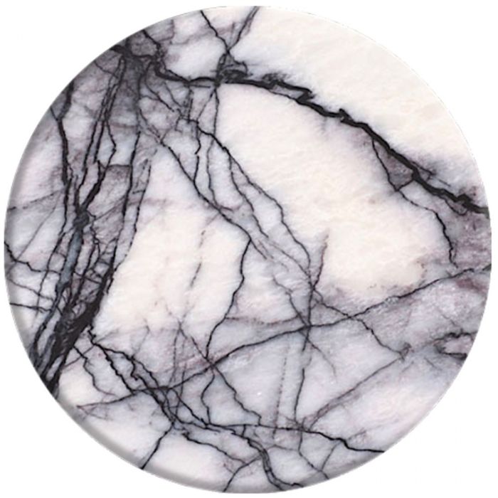 PopSockets - Phone Grip Single Marble - White