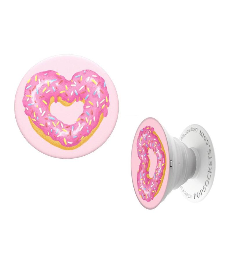 PopSockets - Phone Grip Single Strawberry Heart Donut